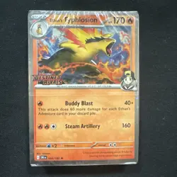 Ethan’s Typhlosion 034/182 Destined Rivals SEALED Promo Deck Pokemon TCG - Image 1