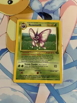 Pokemon TCG Venomoth (29) 29/64 Jungle Unlimited LP - Image 1