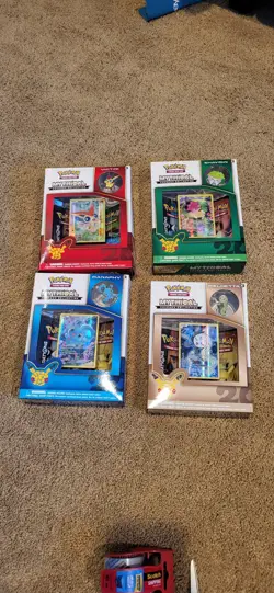 Pokemon 2016 Mythical collection - Manaphy, Victini, Shaymin, Meloetta - Sealed - Image 1