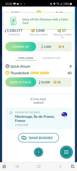 Pokemon Go Shiny Pikachu TCG Hat - Image 2