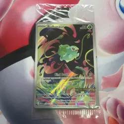 Bulbasaur 133/132 Pokemon Mega Evolution Box Topper Stamped Promo Sealed - Image 1