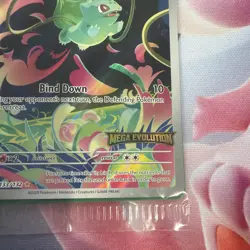 Bulbasaur 133/132 Pokemon Mega Evolution Box Topper Stamped Promo Sealed - Image 2
