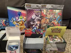 HUGE POKEMON TCG COLLECTION! UNCOMMONS! COMMONS! HOLO RARES! SEALED BINDERS! LOT - Image 2