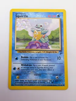 Pokemon SQUIRTLE Base Set 2 93/130 - Image 1