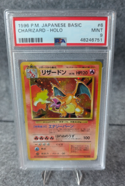 1996 Pokemon Japanese Base Set Charizard Holo PSA 9 JP - Image 3