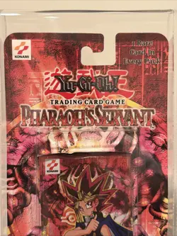 YuGiOh Pharaoh's Servant Blister Booster Pack Sealed Square Original Konami PSV - Image 2