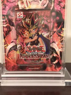 YuGiOh Pharaoh's Servant Blister Booster Pack Sealed Square Original Konami PSV - Image 3