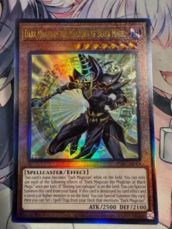 Yugioh Asian Eng INFO-AE006 Dark Magician the Magician of Black Magic Ult rare - Image 1