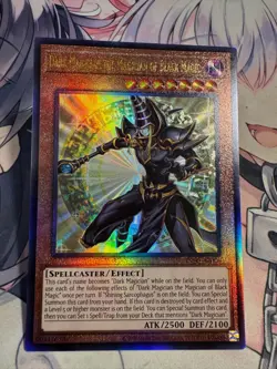 Yugioh Asian Eng INFO-AE006 Dark Magician the Magician of Black Magic Ult rare - Image 3