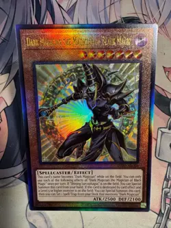 Yugioh Asian Eng INFO-AE006 Dark Magician the Magician of Black Magic Ult rare - Image 4