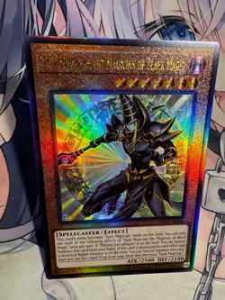 Yugioh Asian Eng INFO-AE006 Dark Magician the Magician of Black Magic Ult rare - Image 5
