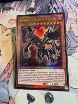 Yugioh Asian English ES01-AE010 Gandora-X the Dragon of Demolition Ultimate rare - Image 2