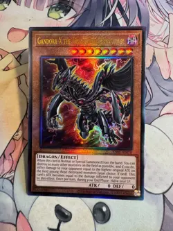 Yugioh Asian English ES01-AE010 Gandora-X the Dragon of Demolition Ultimate rare - Image 3