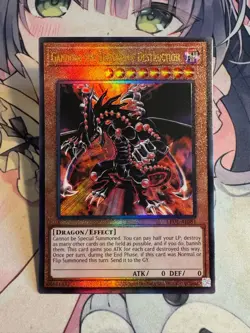 Yugioh Asian English LEDE-AE081 Gandora the Dragon of Destruction Ultimate rare - Image 1