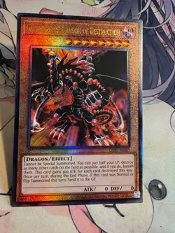 Yugioh Asian English LEDE-AE081 Gandora the Dragon of Destruction Ultimate rare - Image 3