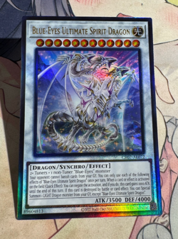 Yugioh Asian English CR07-AE072 Blue-Eyes Ultimate Spirit Dragon Ultimate rare - Image 3