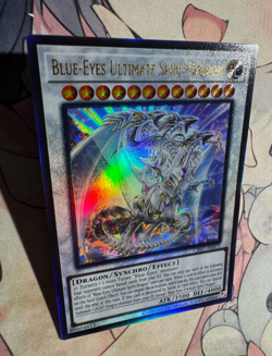 Yugioh Asian English CR07-AE072 Blue-Eyes Ultimate Spirit Dragon Ultimate rare - Image 4