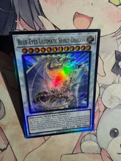 Yugioh Asian English CR07-AE072 Blue-Eyes Ultimate Spirit Dragon Ultimate rare - Image 5