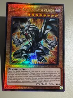 Yugioh Asian English ROTA-AE005 Red-Eyes Black Fullmetal Dragon Ultimate Rare - Image 3