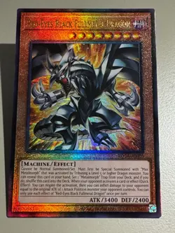 Yugioh Asian English ROTA-AE005 Red-Eyes Black Fullmetal Dragon Ultimate Rare - Image 4