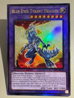 Yugioh Asian English ES01-AE023 Blue-Eyes Tyrant Dragon Ultimate Rare NM - Image 5