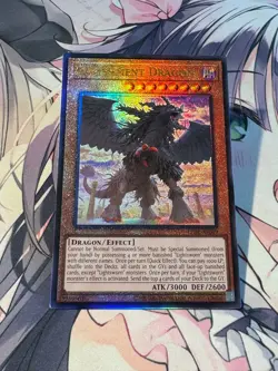 Yugioh Asian English LEDE-AE089 Punishment Dragon Ultimate rare Near Mint - Image 3
