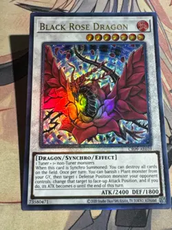 Yugioh Asian English CR09-AE039 Black Rose Dragon Ultimate rare NM - Image 1