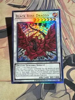 Yugioh Asian English CR09-AE039 Black Rose Dragon Ultimate rare NM - Image 4