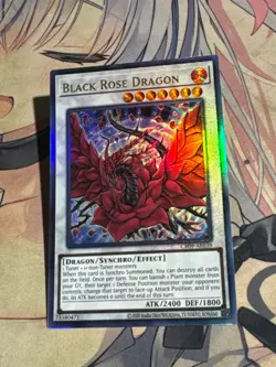 Yugioh Asian English CR09-AE039 Black Rose Dragon Ultimate rare NM - Image 5