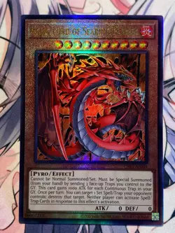 Yugioh Asian English CR03-AE001 Uria, Lord of Searing Flames Ultimate rare NM - Image 1