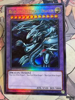 Yugioh Asian English ES01-AE019 Blue-Eyes Ultimate Dragon Ultimate rare NM - Image 2