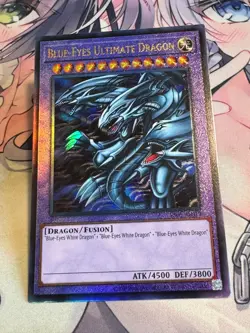 Yugioh Asian English ES01-AE019 Blue-Eyes Ultimate Dragon Ultimate rare NM - Image 5