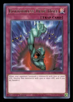 Yugioh Bottomless Trap Hole #GEIM-EN045 Genesis Impact LP - Image 1