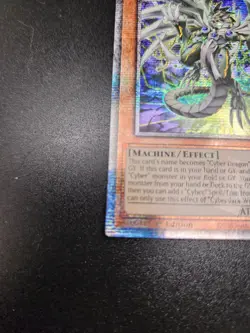 YUGIOH- Cyberdark Wurm - ALIN-EN027 - Quarter Century Secret Rare - 1st Edition - Image 3