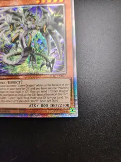 YUGIOH- Cyberdark Wurm - ALIN-EN027 - Quarter Century Secret Rare - 1st Edition - Image 4