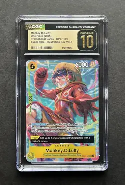 Monkey.D.Luffy illustration Box Promo Vol.3 OP07-109 CGC Pristine 10 - Image 1