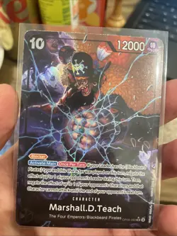 Marshall.D.Teach (093) (Alternate Art) OP09-093 Emperors in the New World Foil - Image 1