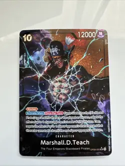 Marshall.D.Teach (093) (Alternate Art) OP09-093 Emperors in the New World Foil - Image 1