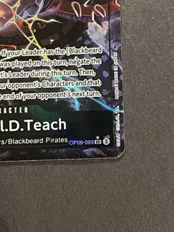 Marshall.D.Teach (093) Alternate Art OP09-093 Emperors in the New World Foil NM - Image 4
