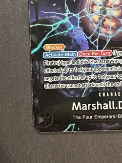 Marshall.D.Teach (093) Alternate Art OP09-093 Emperors in the New World Foil NM - Image 5