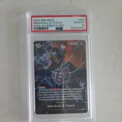 Marshall.D.Teach (093) (Alternate Art) OP09-093 Emperors in the New World PSA 10 - Image 1