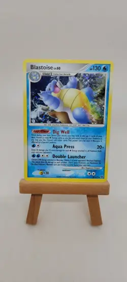Blastoise LV.60 Holo Rare 2/127 - 2009 Pokemon Supreme Victors - Image 1