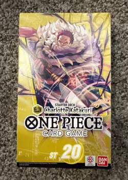 One Piece Starter Deck ST-20 Charlotte Katakuri Yellow Deck English Sealed TCG - Image 1