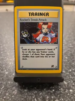 Pokemon Rocket's Sneak Attack 16/82 1st Edition Holo Rare NM - Image 1