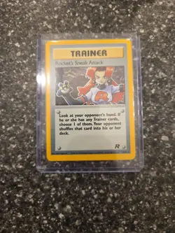 Pokemon Rocket's Sneak Attack 16/82 1st Edition Holo Rare NM - Image 3