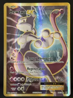 Mewtwo - EX Evolutions 103/108 Holo Full Art Pokemon TCG Card NM - Image 1