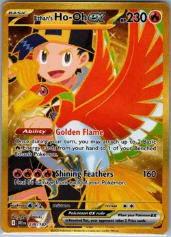 Ethan's Ho-Oh ex 239/182 SV10: Destined Rivals - Pokemon Card - NM - Image 1