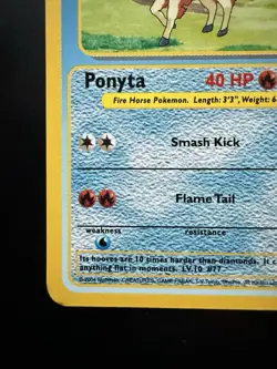 Pokemon Ponyta #77 Funskool Card Vintage 2004 (LP) - Image 4