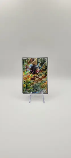 Pokemon TCG: Lechonk 120/108 AR SV3 Ruler of the Black Flame Japanese Card NM - Image 2