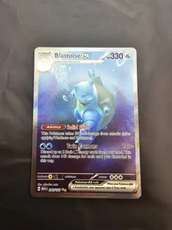 Pokemon TCG Blastoise EX Scarlet & Violet 151 Card 200/165 Blastoise SIR 2 - Image 1
